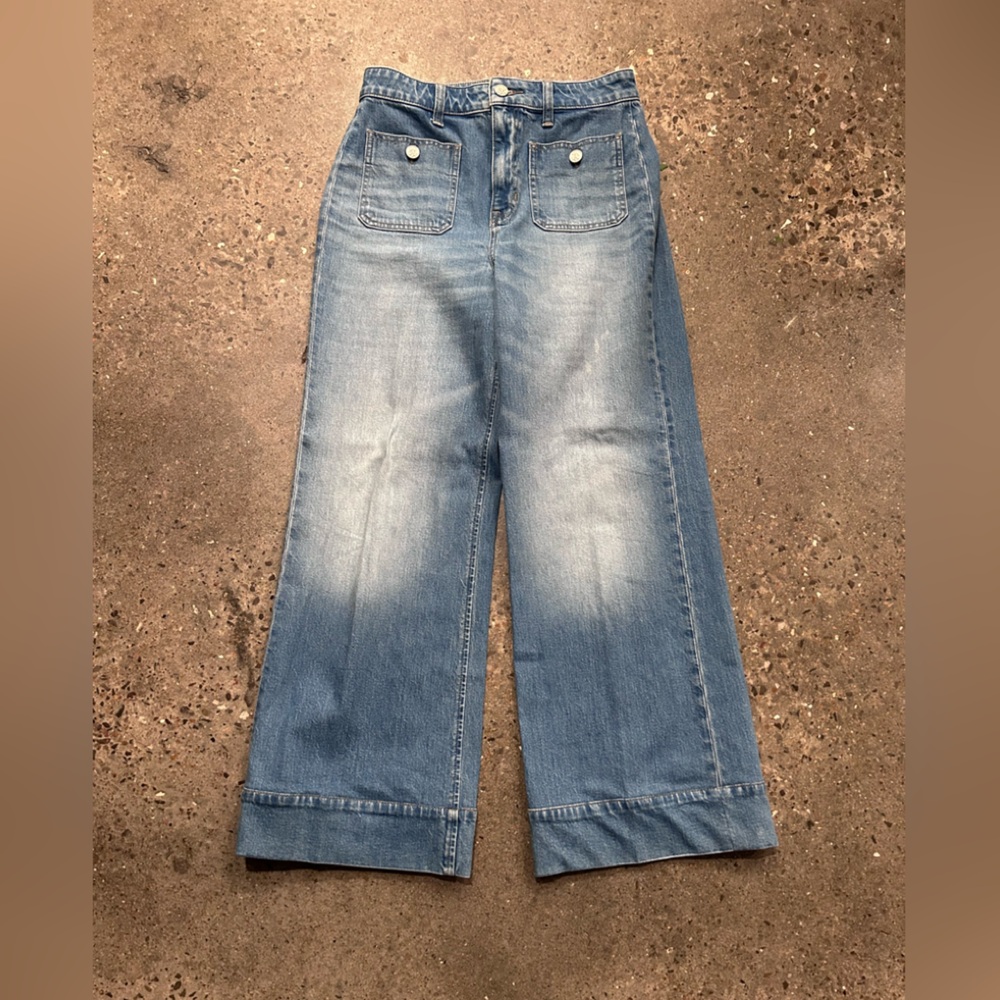 J. Crew Light Blue wide Leg Jeans